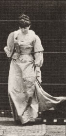Plate 142 Descending stairs and turning, dress caught — figure reference